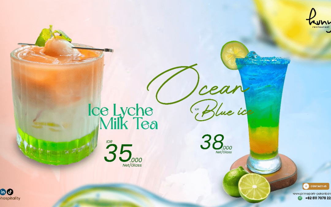 Ice Lyche Milk and Ocean Blue Ice
