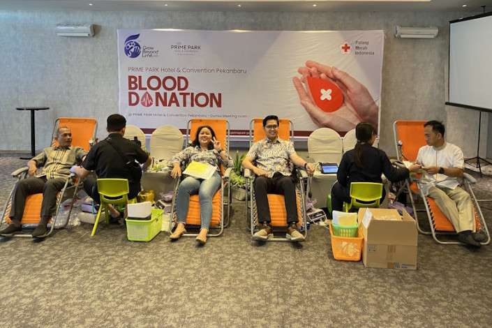 PRIME PARK Hotel Pekanbaru Gelar Donor Darah