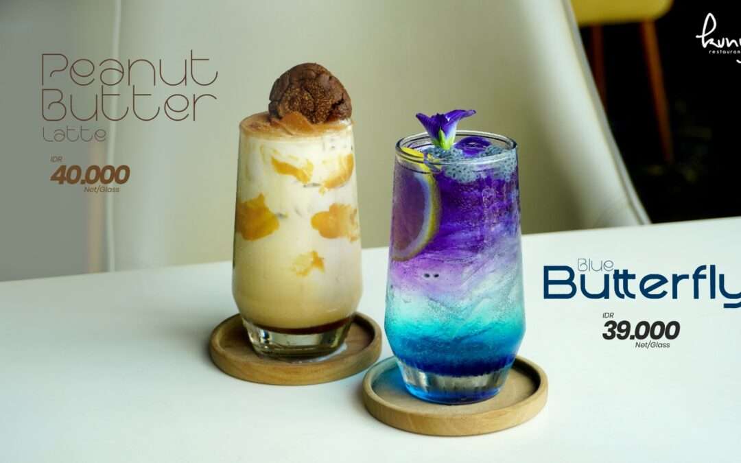 Peanut Butter and Blue Butterfly