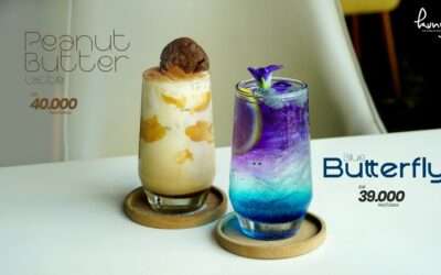 Peanut Butter and Blue Butterfly