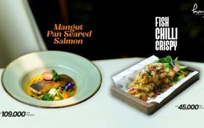 Mangut Pan Seared Salmon and Fish Chili Crispy
