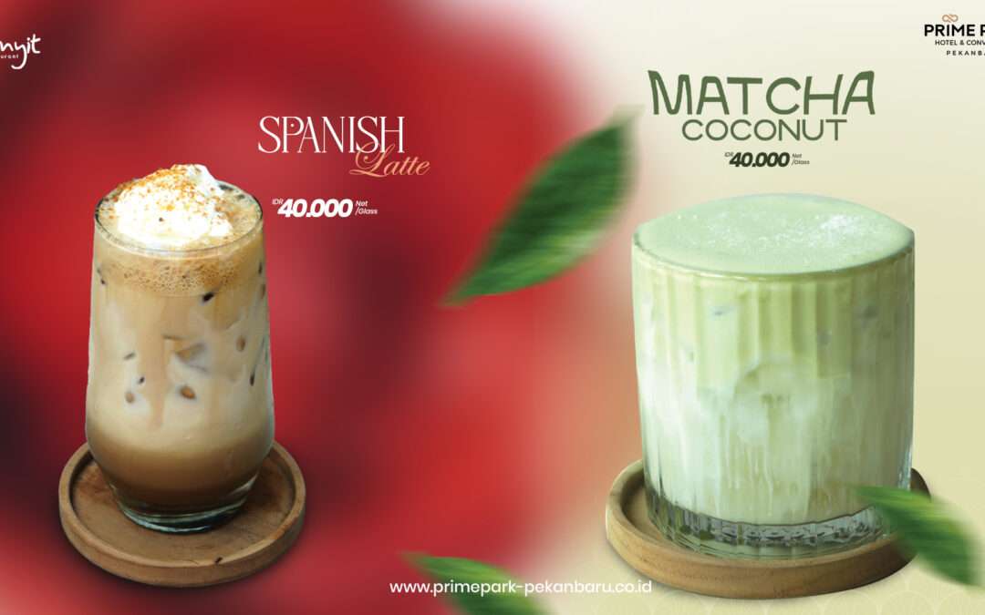 Spanish Latte adn Matcha Coconut