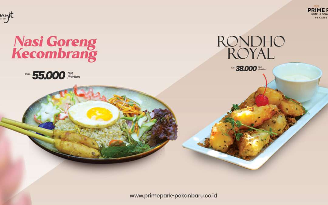 Nasi Goreng Kecombrang and Rondho Royal